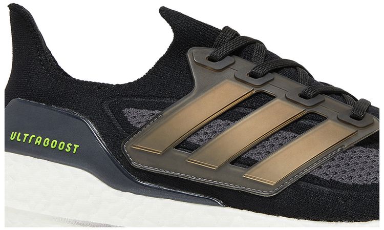 Adidas UltraBoost 21 Black Silver Metallic