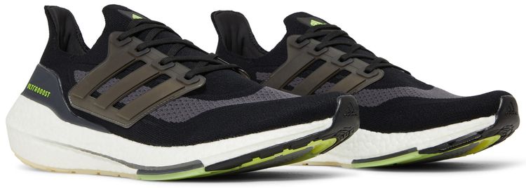 Adidas UltraBoost 21 Black Silver Metallic