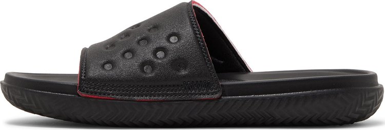 Jordan Play Slide Black University Red