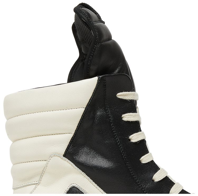 Rick Owens Geobasket High Black Milk