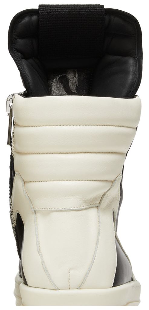 Rick Owens Geobasket High Black Milk