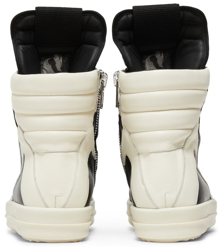 Rick Owens Geobasket High Black Milk