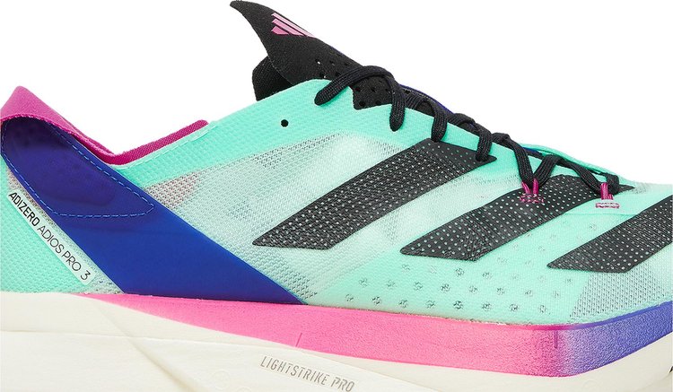 Adizero Adios Pro 3 Pulse Mint Lucid Blue