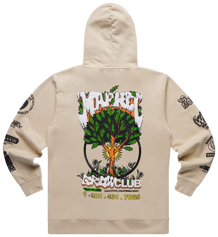 Market Growclub Hoodie Sand