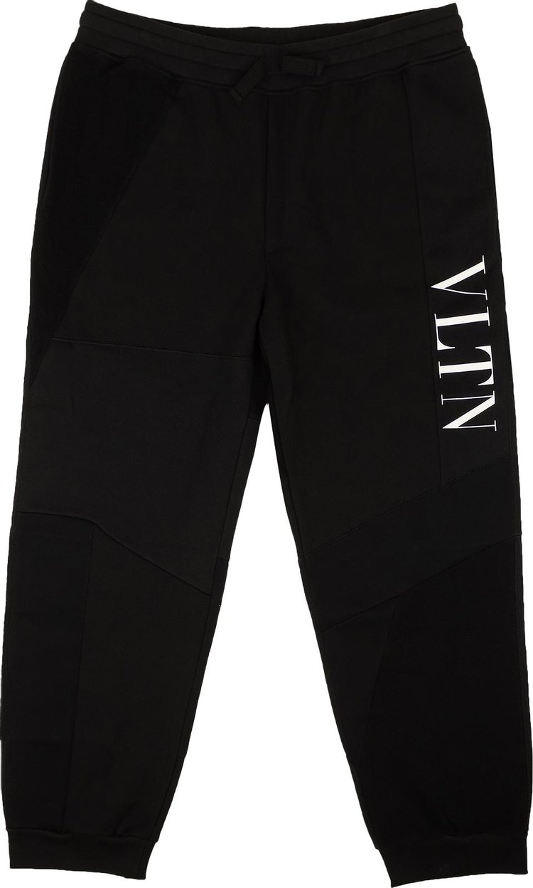 Valentino Patchwork VLTN Logo Pants 'Black'