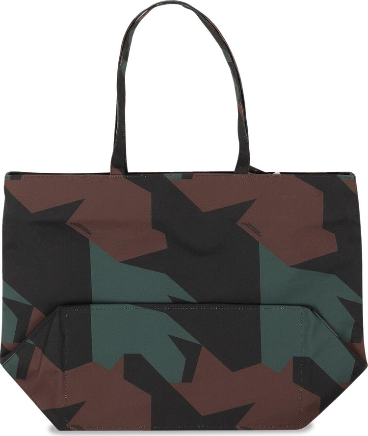 Undercover Camoflouge Block Tote Bag BlackBrownGreen