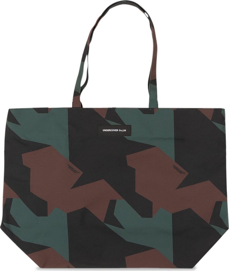 Undercover Camoflouge Block Tote Bag BlackBrownGreen