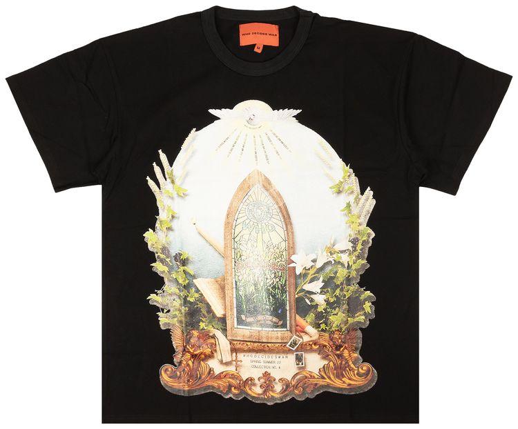 Who Decides War Frame Jersey Short Sleeve T Shirt Black