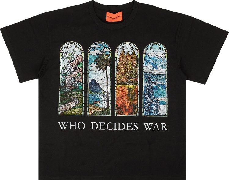 Who Decides War Four Seasons Jersey T-Shirt 'Black'