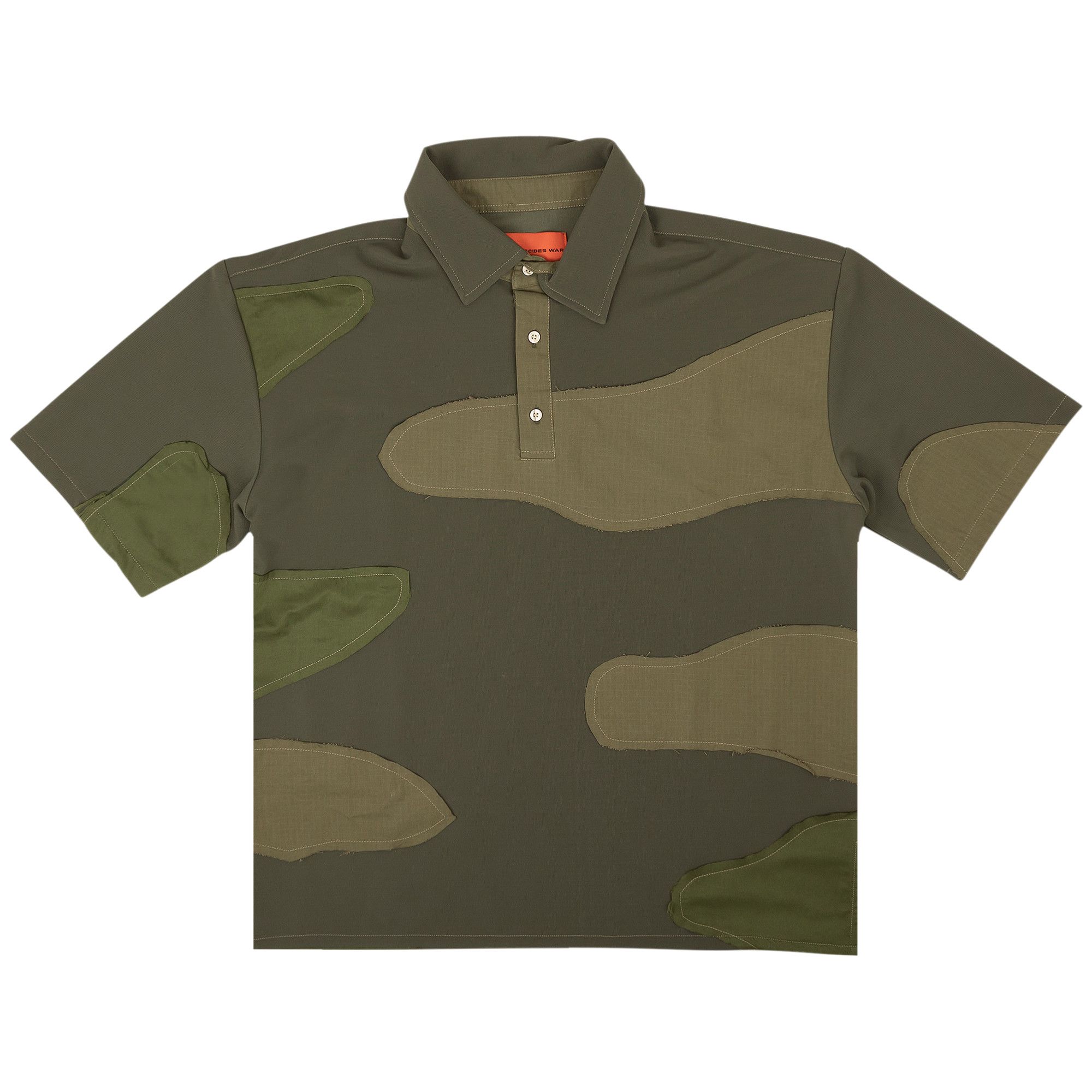 Buy Who Decides War Digi Polo Short Sleeve Shirt Olive Green