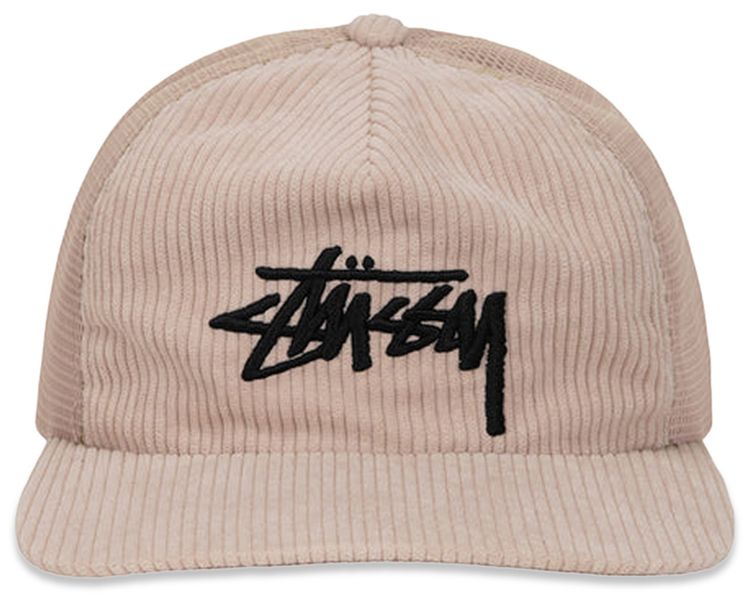 Stussy Corduroy Trucker Cap Cream