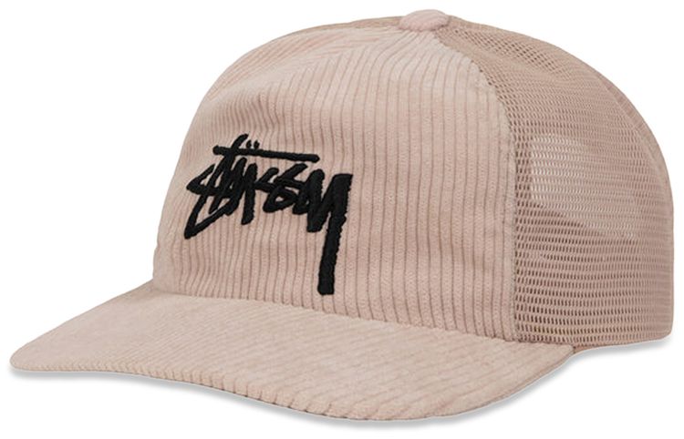 Stussy Corduroy Trucker Cap Cream