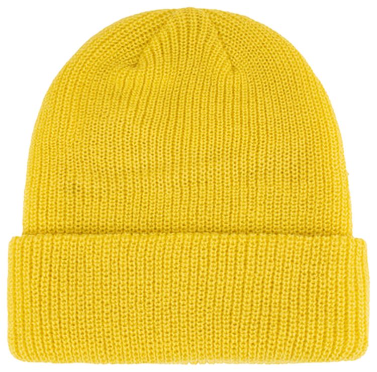 Stussy Basic Cuff Beanie Yellow