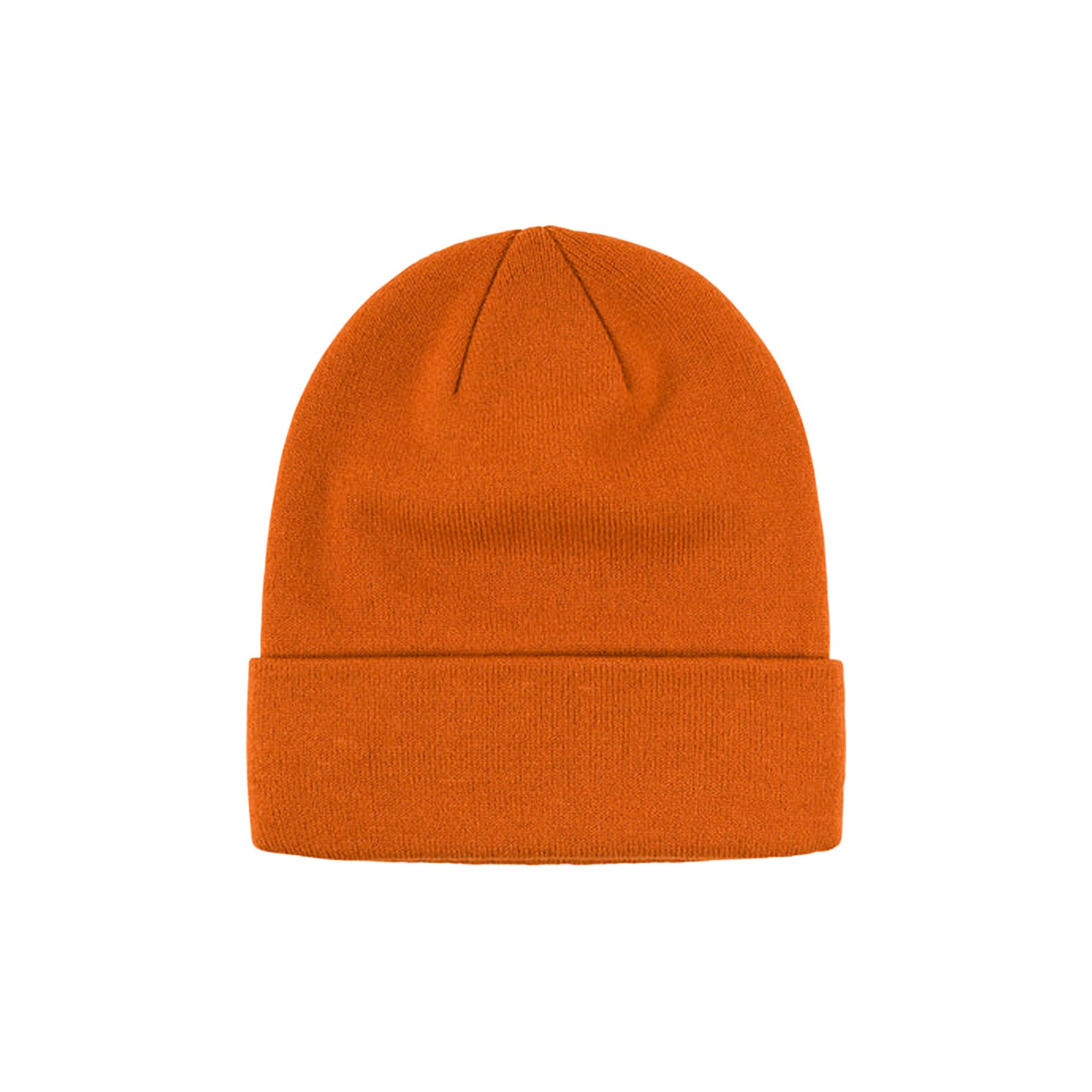 Buy Stussy Crown Jacquard Cuff Beanie Orange 1321159 ORAN GOAT UK