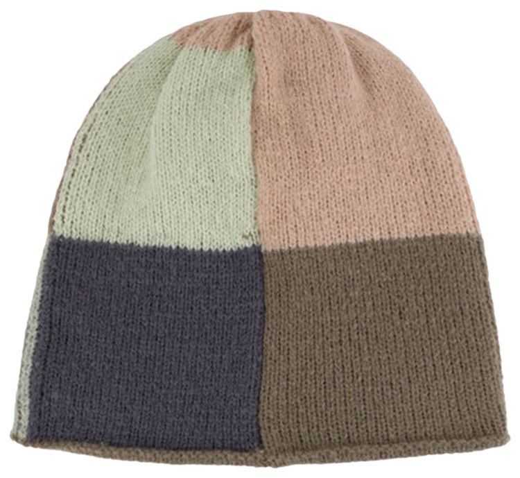 Stussy 8 Square Knit Skullcap Beanie Sand
