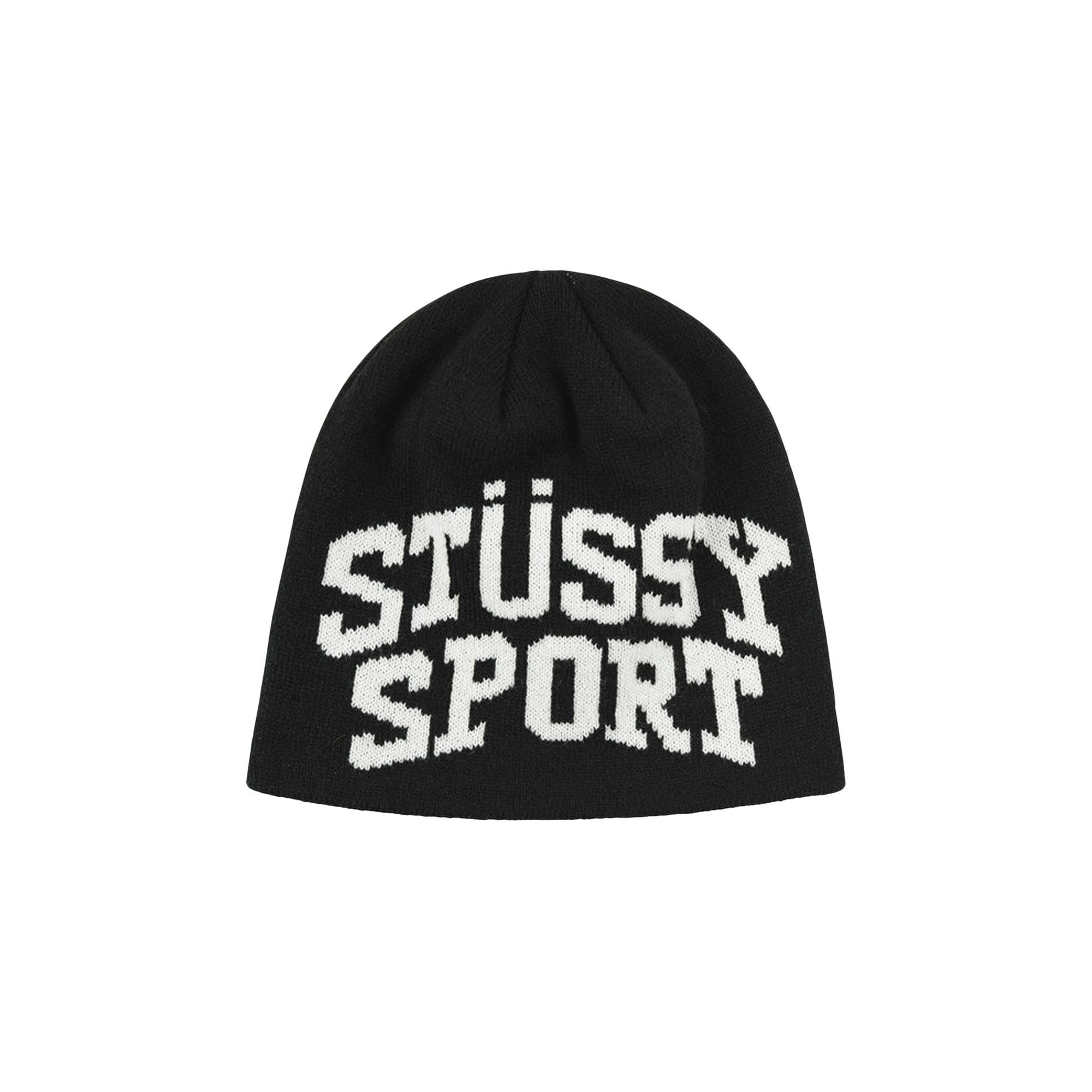 Buy Stussy Sport Jacquard Skullcap Beanie 'Black' - 1321153 BLAC