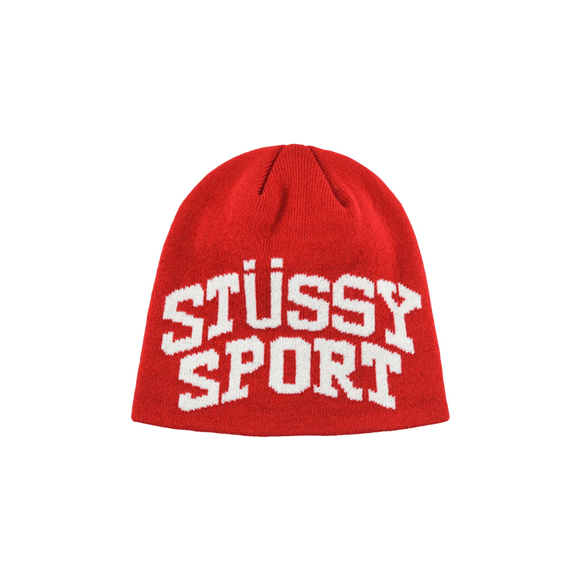 Buy Stussy Sport Jacquard Skullcap Beanie 'Red' - 1321153 RED