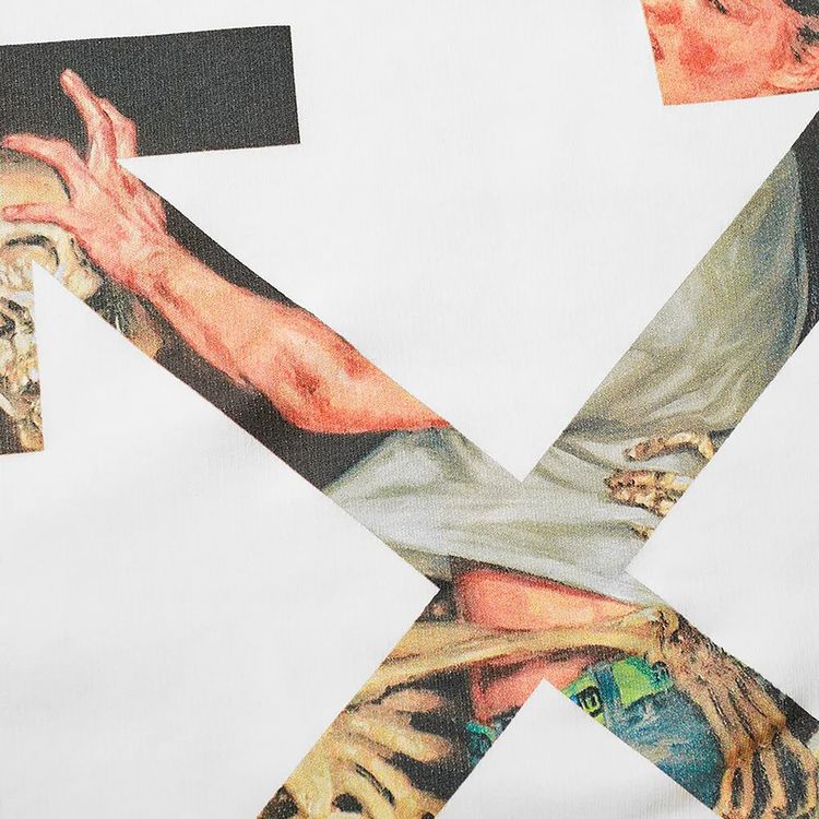 Off White Pascal Arrow Hoodie White