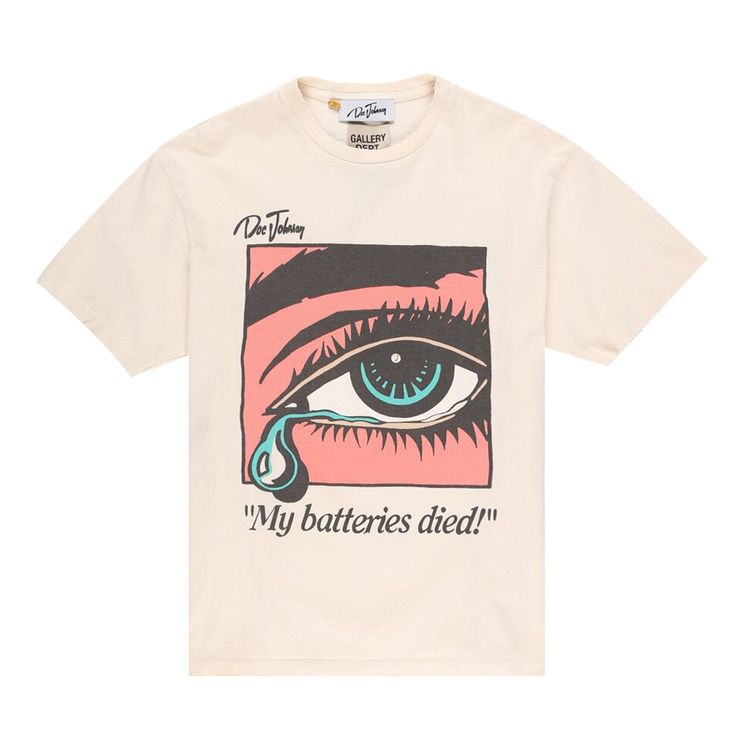 Gallery Dept Dead Batteries Tee White