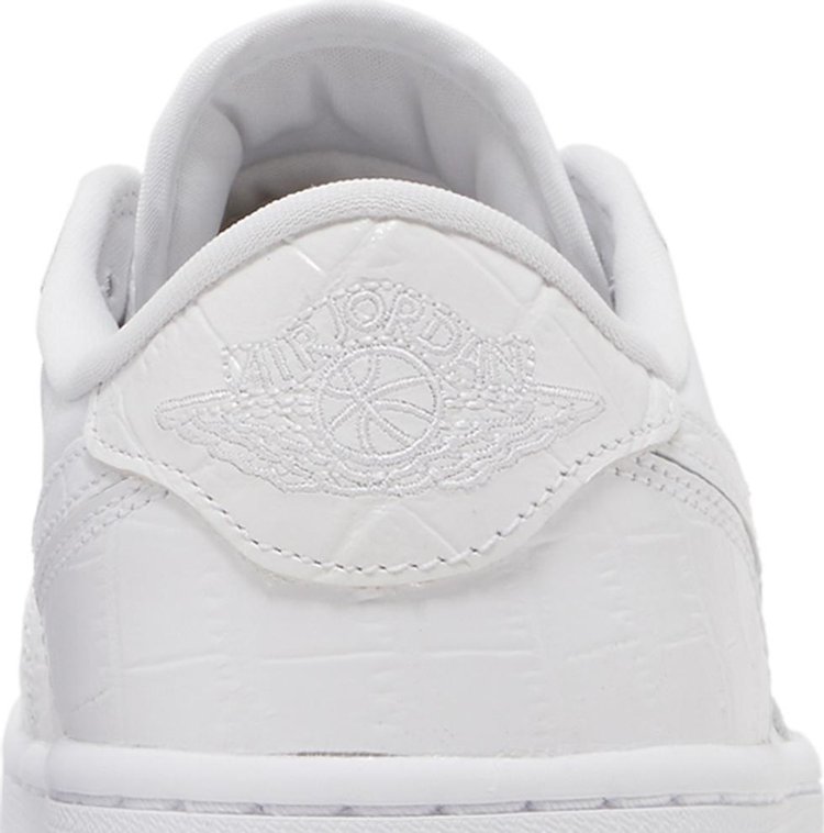 Air Jordan 1 Low Golf White Crocodile