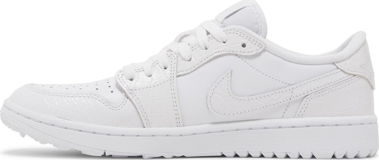 Air Jordan 1 Low Golf White Crocodile