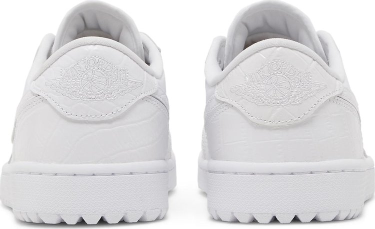 Air Jordan 1 Low Golf White Crocodile