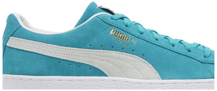 Puma Suede Classic 21 Deep Aqua White