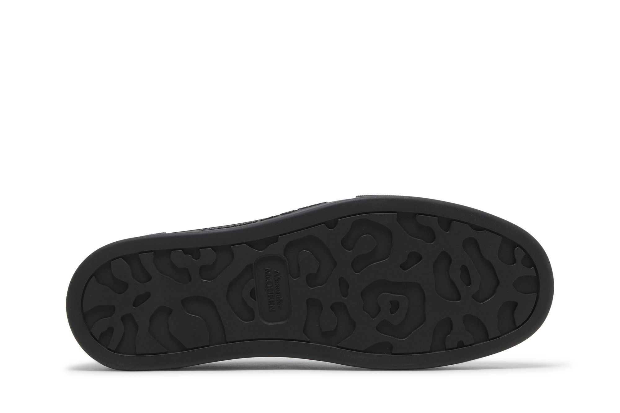 Alexander McQueen Deck Plimsoll Glitter Slip Onスニーカー Alexander McQueen Deck Plimsoll 682403 'Black Glitter