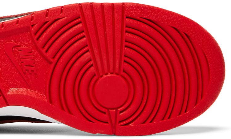 Nike Dunk Low White Black Red