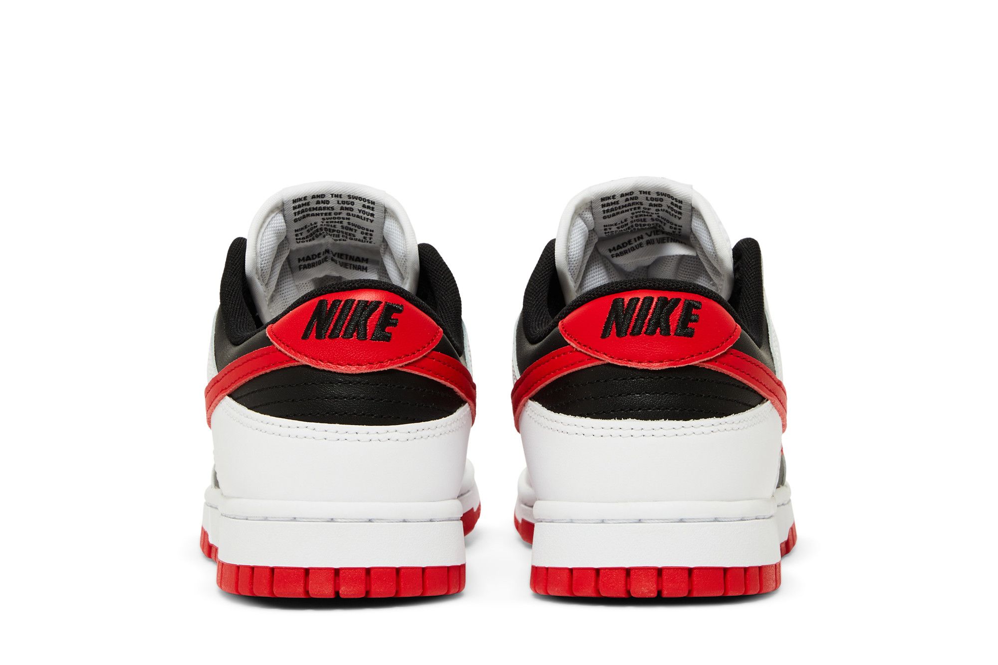 NIKE Dunk Low レッド/ホワイト/ブラック 8 NIKE DUNK LOW WHITE BLACK CRIMSON RED – Live-kickz