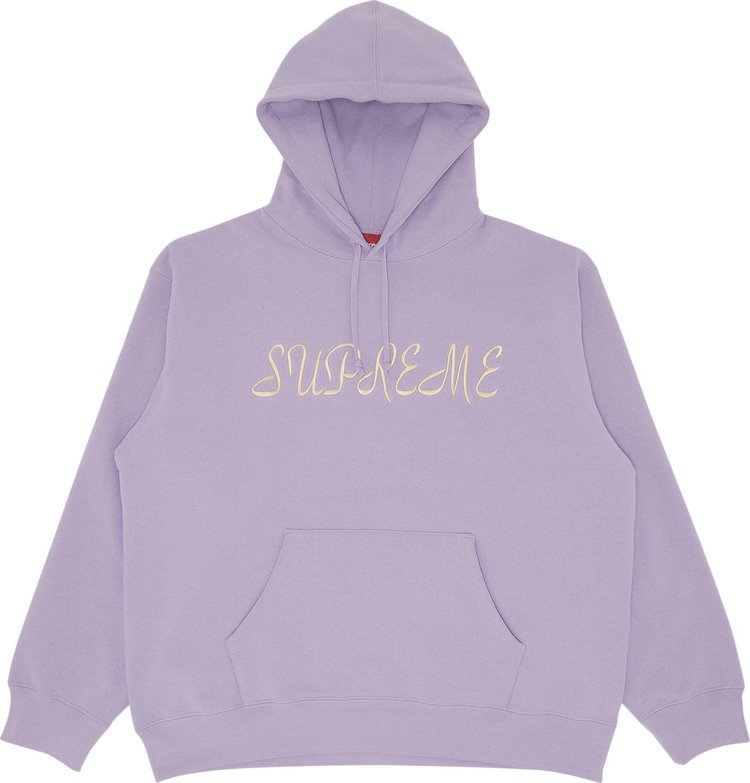 Buy Supreme Script Hooded Sweatshirt 'Violet' - SS23SW57 VIOLET | GOAT