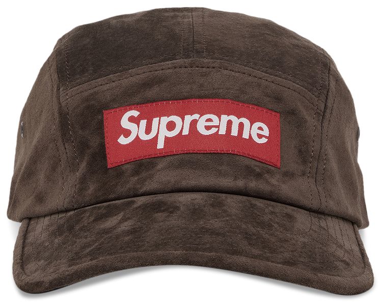 Supreme Suede Camp Cap Brown