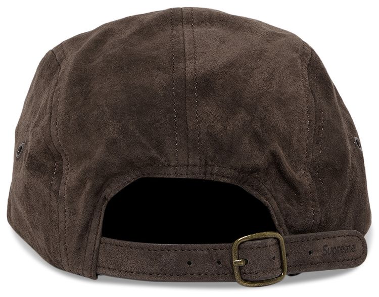 Supreme Suede Camp Cap Brown