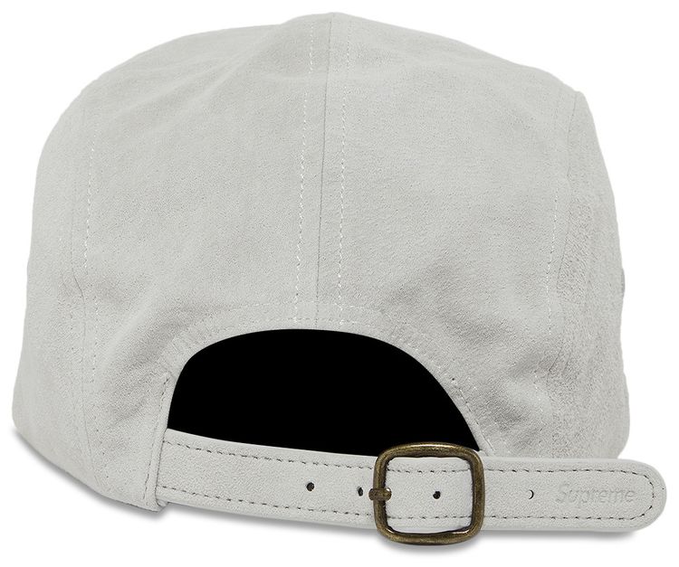 Supreme Suede Camp Cap White