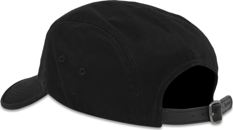 Supreme Washed Chino Twill Camp Cap Black