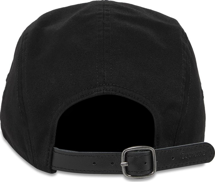 Supreme Washed Chino Twill Camp Cap Black