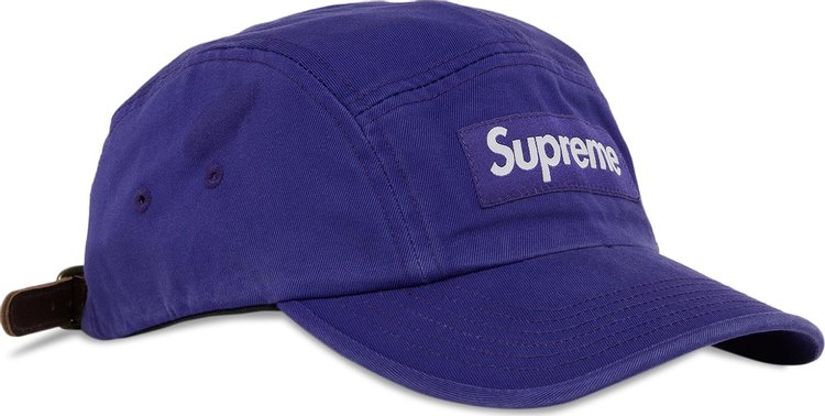 Supreme Washed Chino Twill Camp Cap Purple