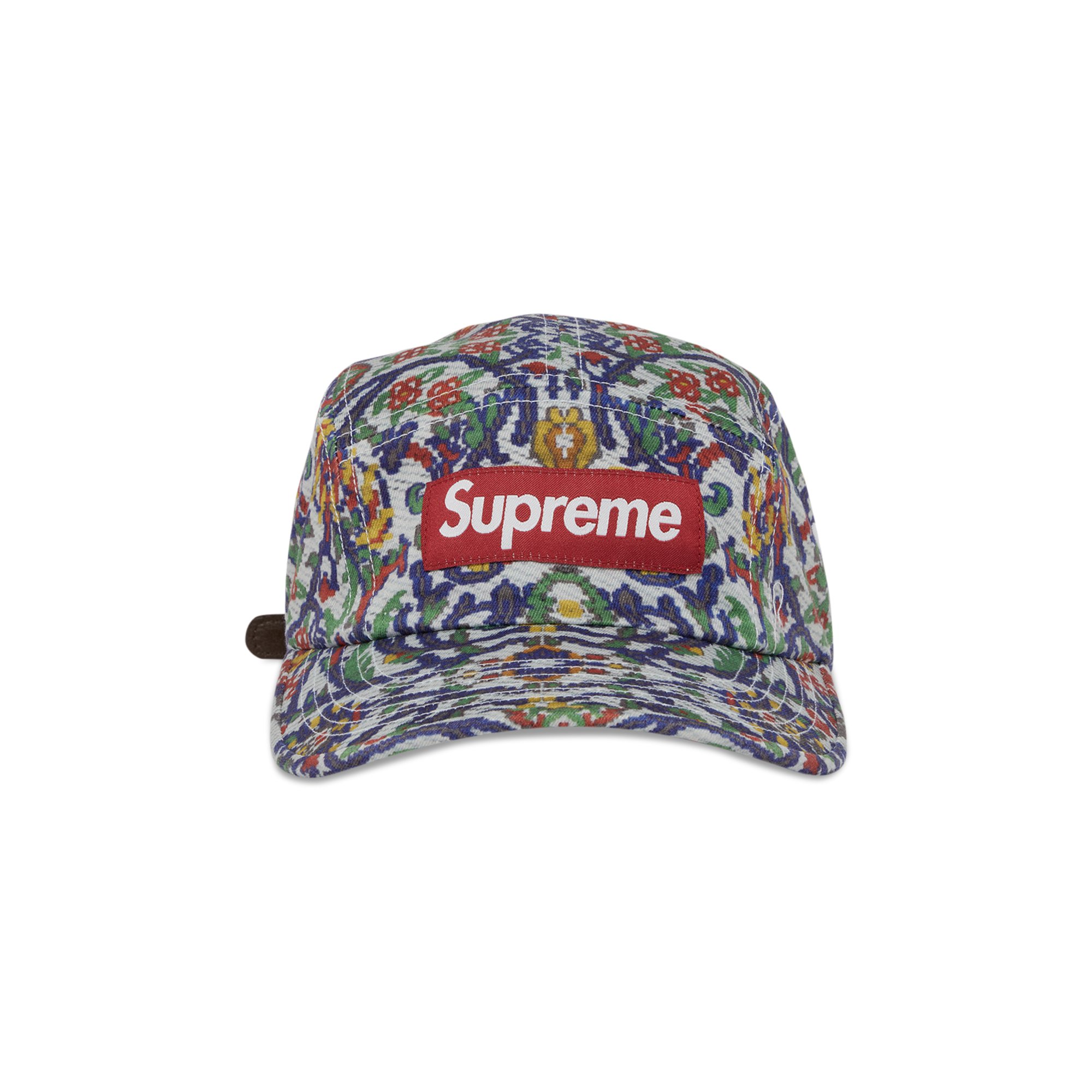 Supreme Washed Chino Twill Camp Cap 'Tapestry'