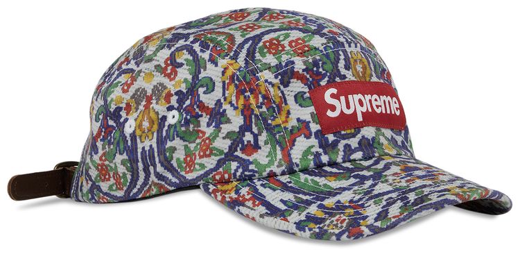 Supreme Washed Chino Twill Camp Cap Tapestry