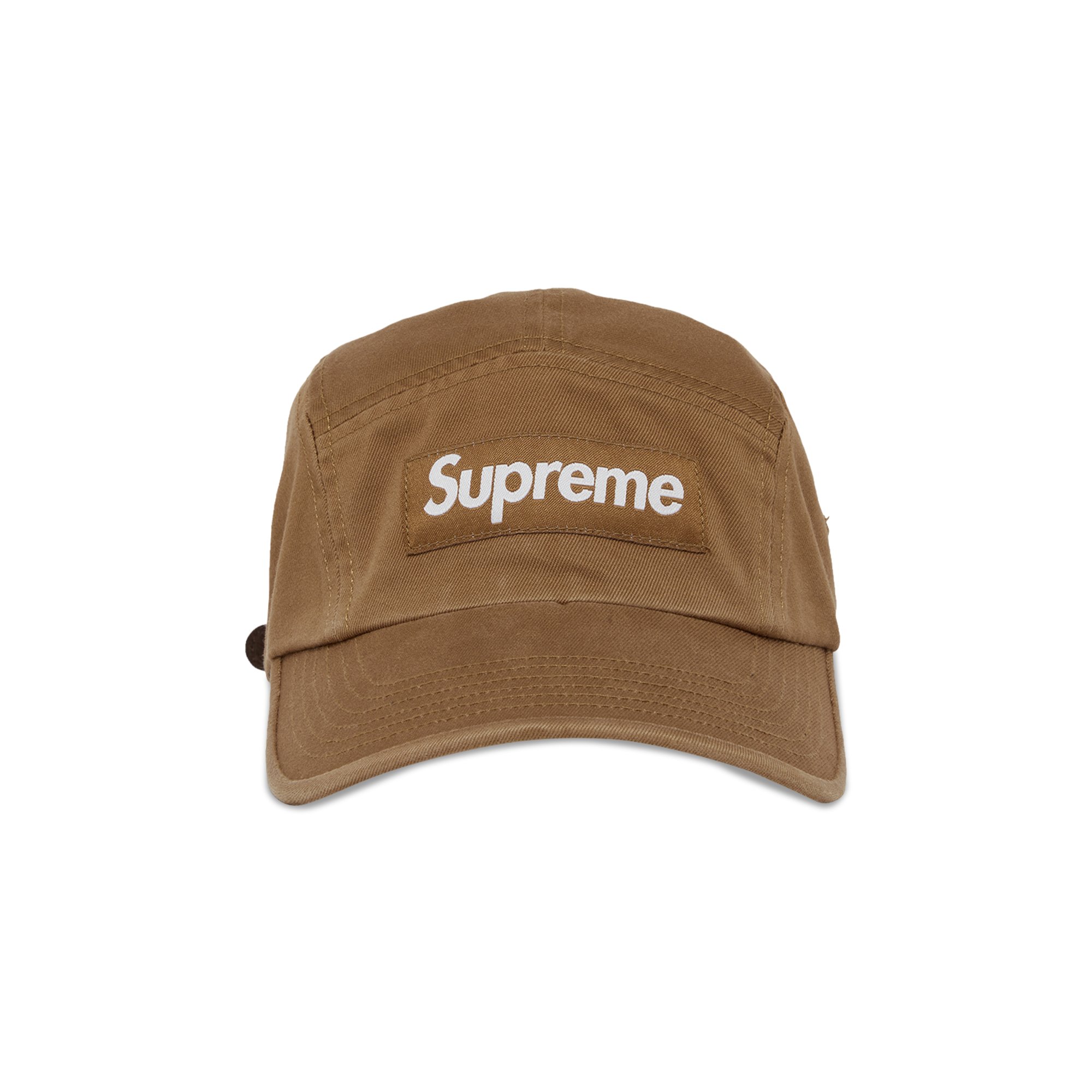 Buy Supreme Washed Chino Twill Camp Cap 'Brown' - SS23H82