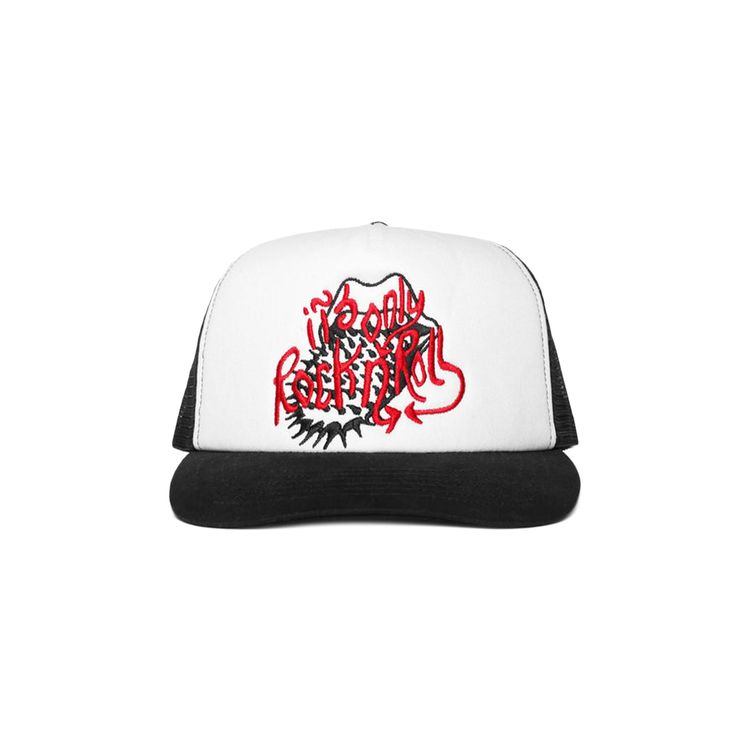 Market x Rolling Stones Rock N Roll Trucker Hat Black