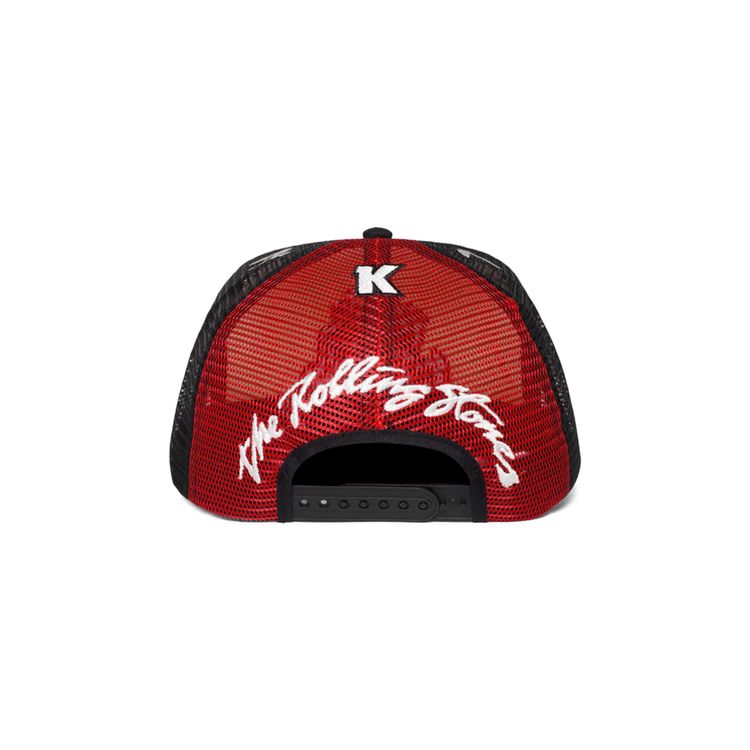 Market x Rolling Stones Rock N Roll Trucker Hat Black