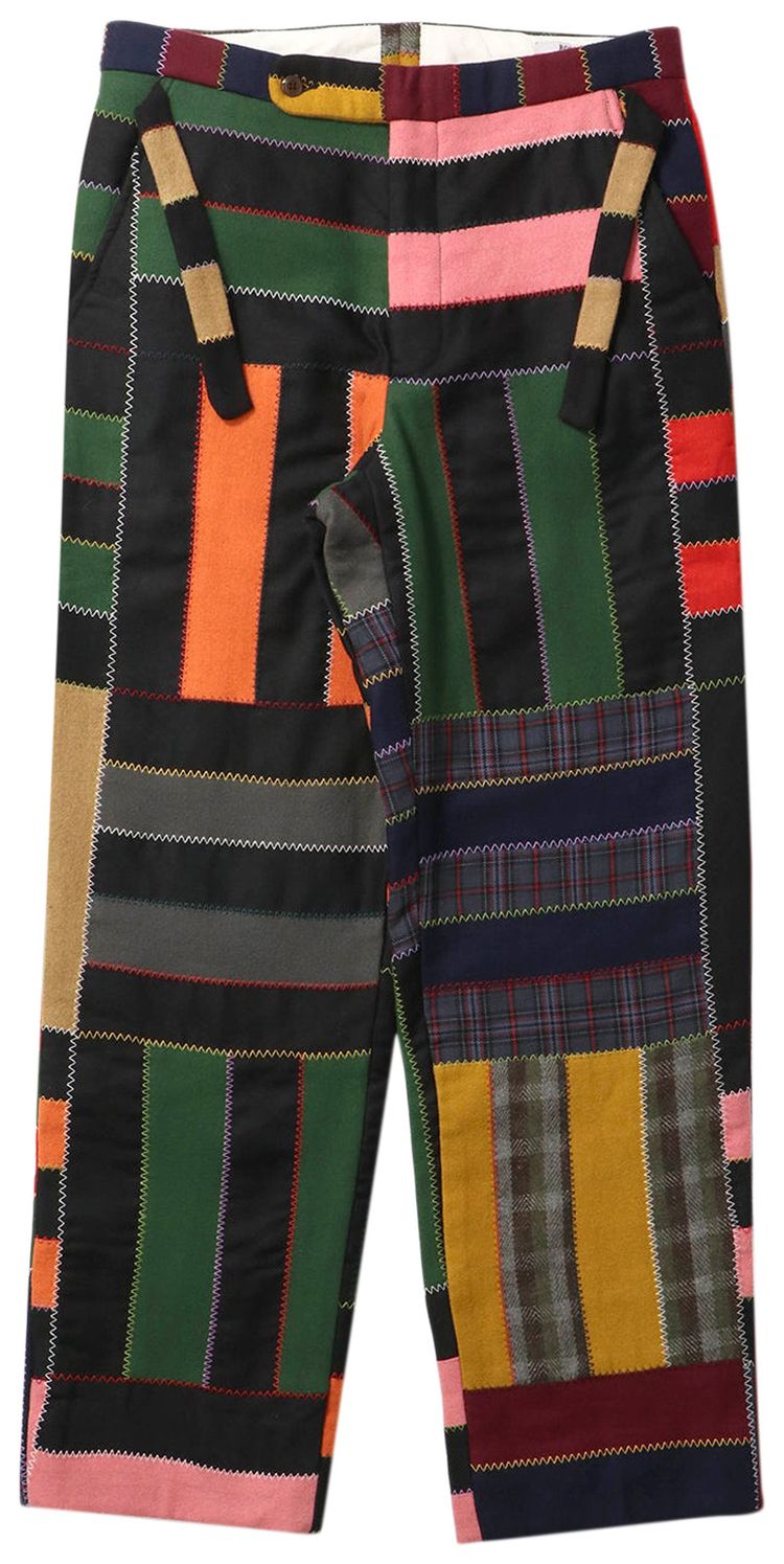 Bode 5 Bar Quilt Pants Multicolor