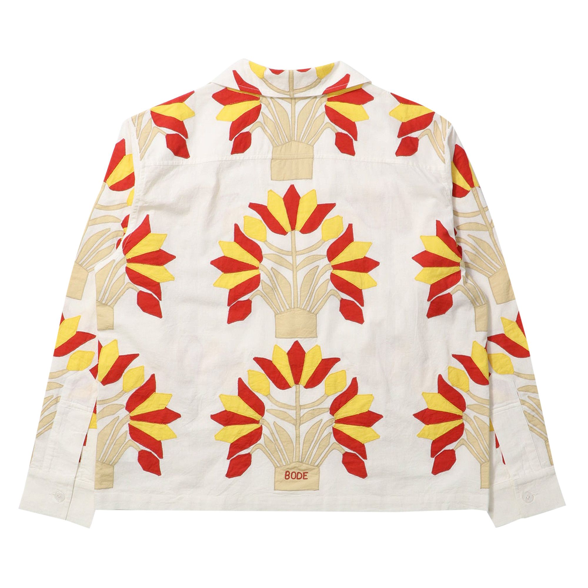 BODE FOLIAGE APPLIQUE LONG SLEEVE SHIRT