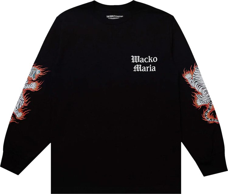 Wacko Maria x Tim Lehi Crewneck Long-Sleeve T-Shirt (Type-1) 'Black'