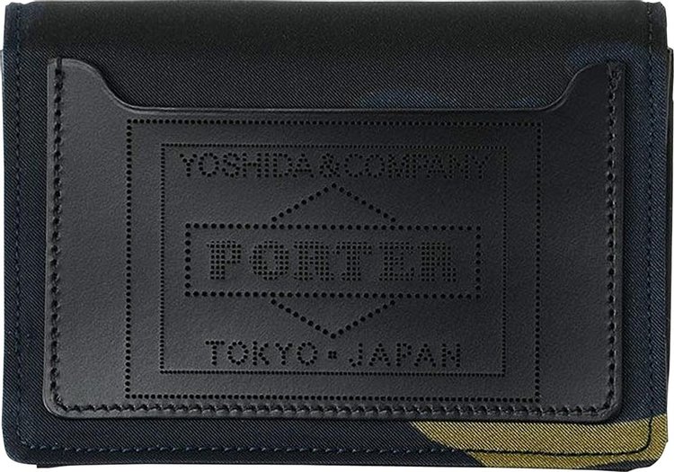 Porter-Yoshida & Co. Camouflage Wallet Card Case 'Woodland Khaki'