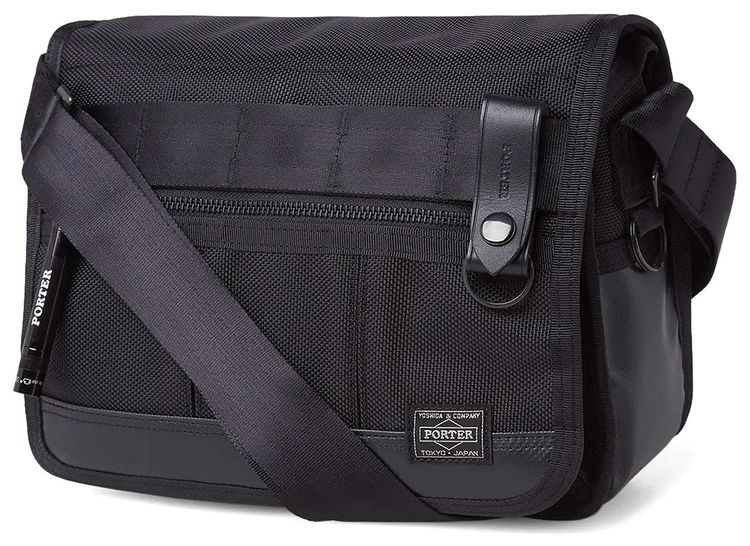Porter Yoshida  Co Large Heat Messenger Bag Black