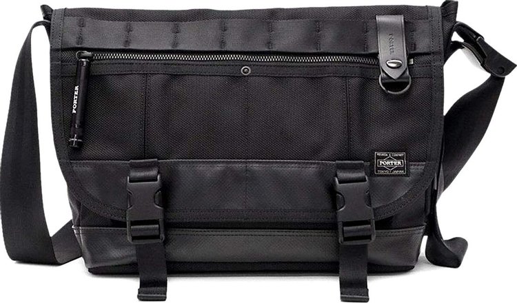 Porter-Yoshida & Co. Small Heat Messenger Bag 'Black'