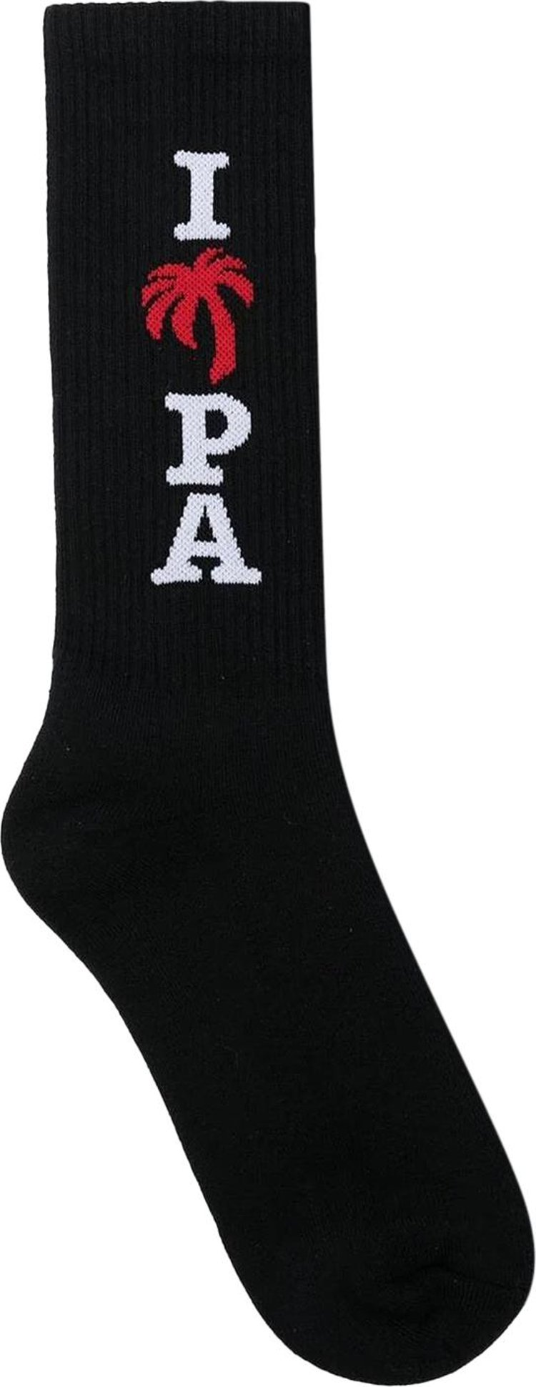 Palm Angels I Love PA Socks 'Black'