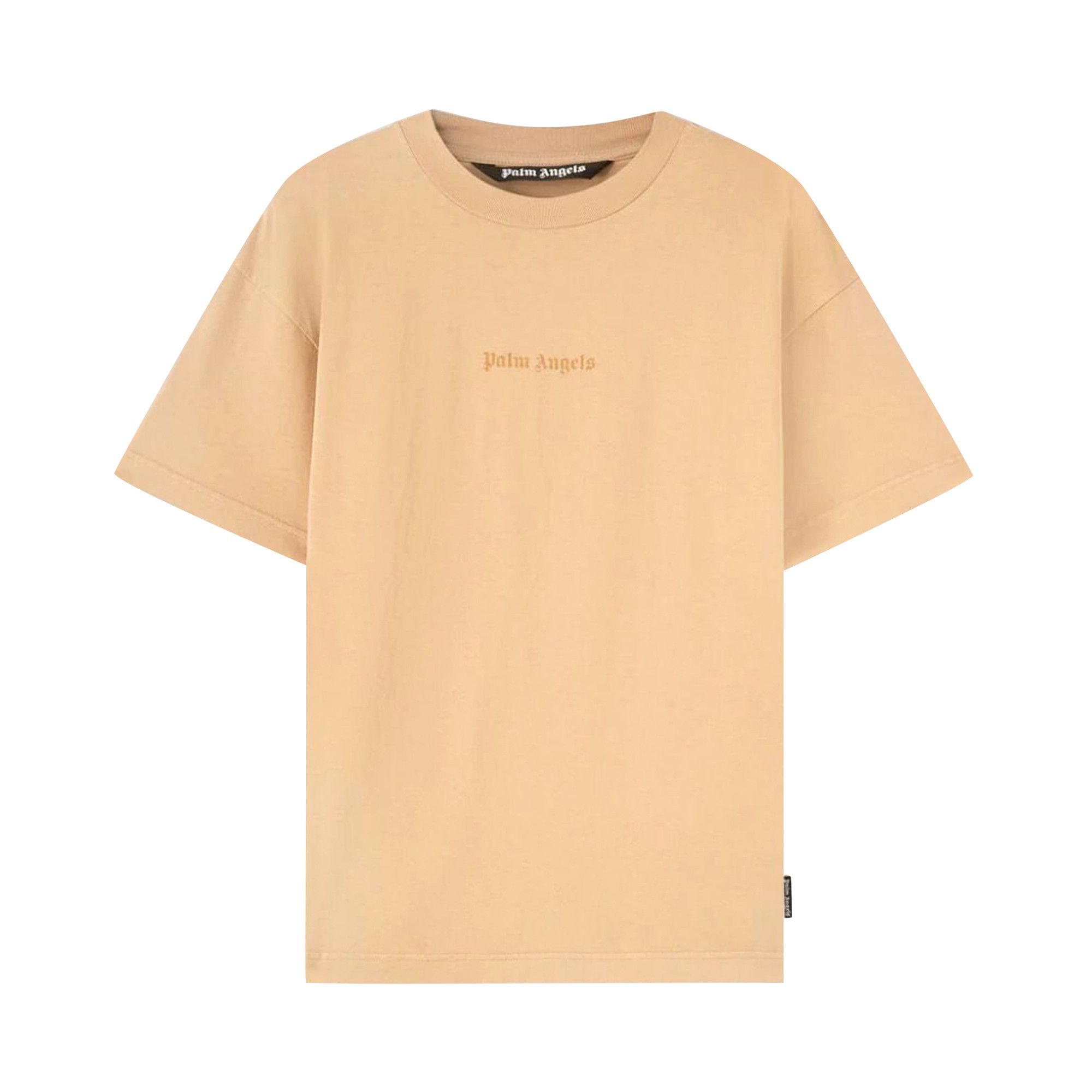 Tシャツ・カットソー PALM ANGELS Men T Shirts PMES035F24FAB001 Beige Buy Palm Angels GD Reverse Logo T-Shirt 'Beige